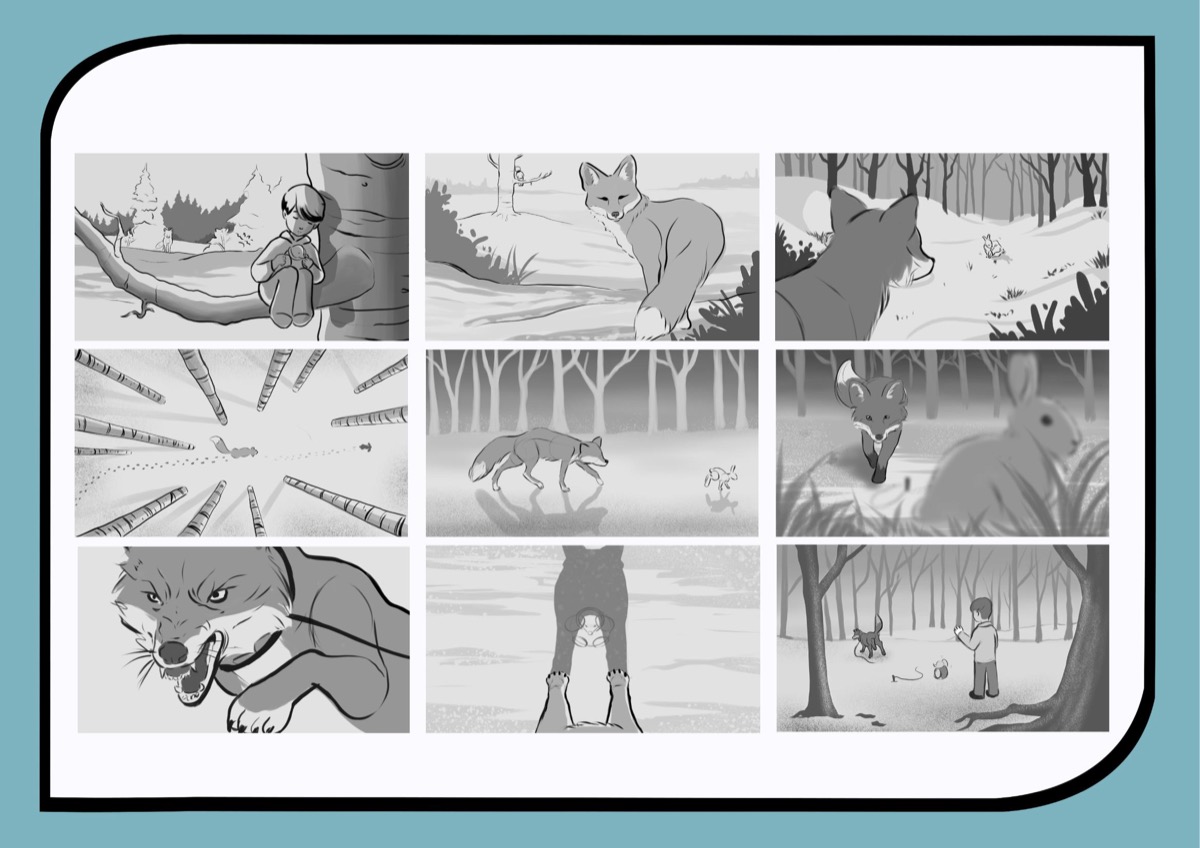 Storyboard secuencia completa